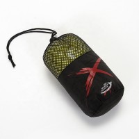 Black Design Original Supplier Custom Logo Sports Towel Mesh Protrection Non Woven Bag With Drawstring