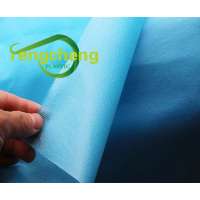 Fengcheng 100% PP Non Woven Fabric Cloth 50gsm non-woven cloth blue color